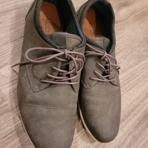 Men's Size 12 Aldo Grey Dress Shoes
